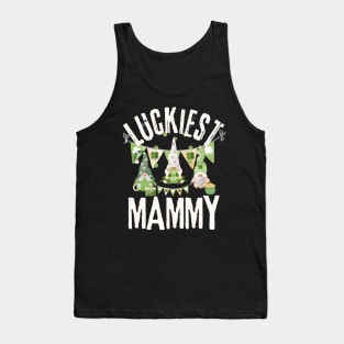 Luckiest Mammy, Luckiest Mammy Ever, St Patrick's Day Mammy Tank Top